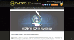 Desktop Screenshot of cargoshipinc.com